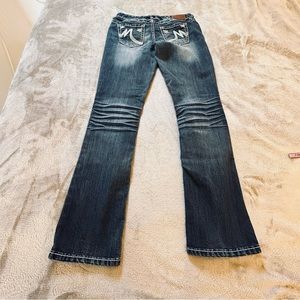 Maurices Scarlett blue jeans Size 1/2 or 28 waist